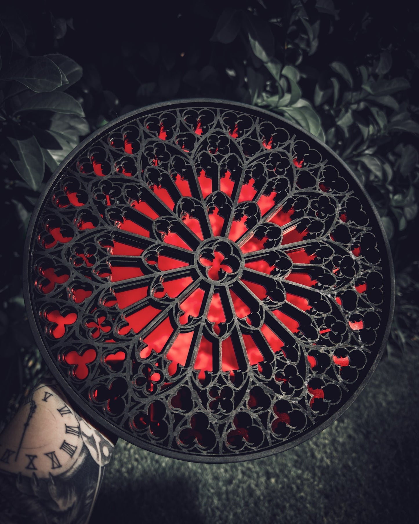 Notre Dame Cathedral Rose Window Mirror - Whispers of the Crypt