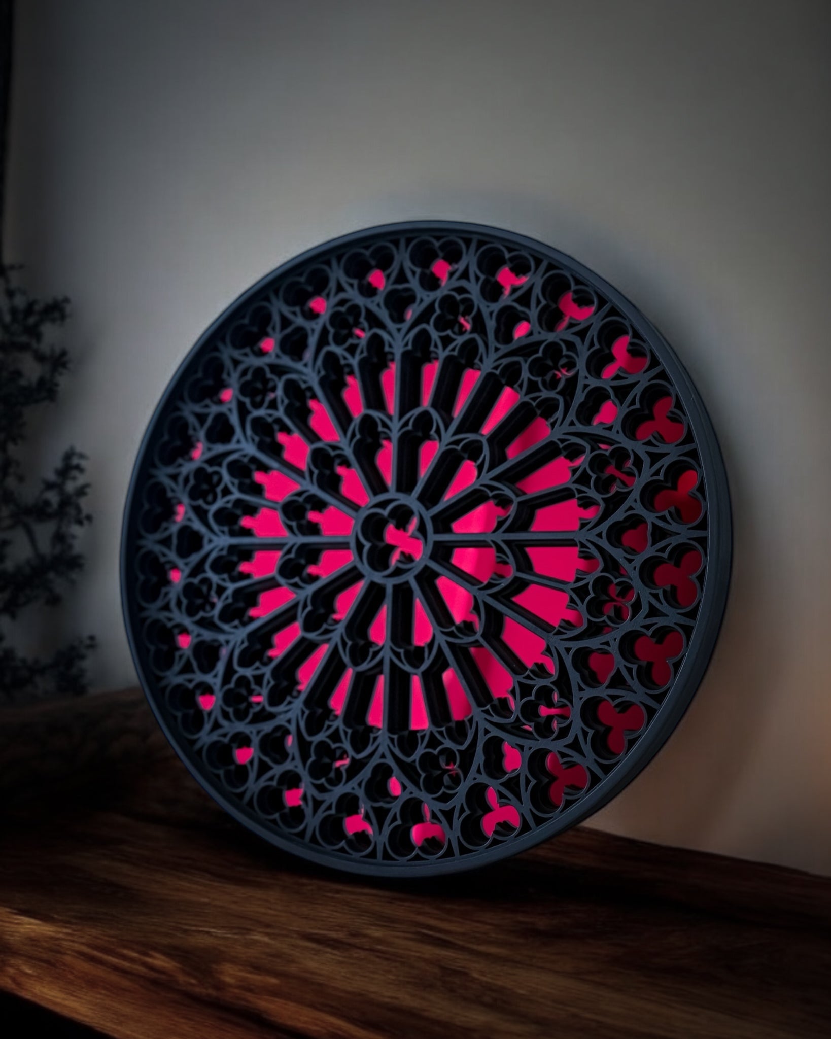 Notre Dame Cathedral Rose Window Mirror - Whispers of the Crypt